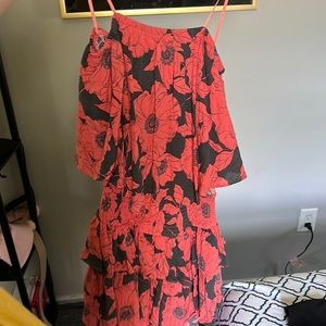 Strapless romper dress